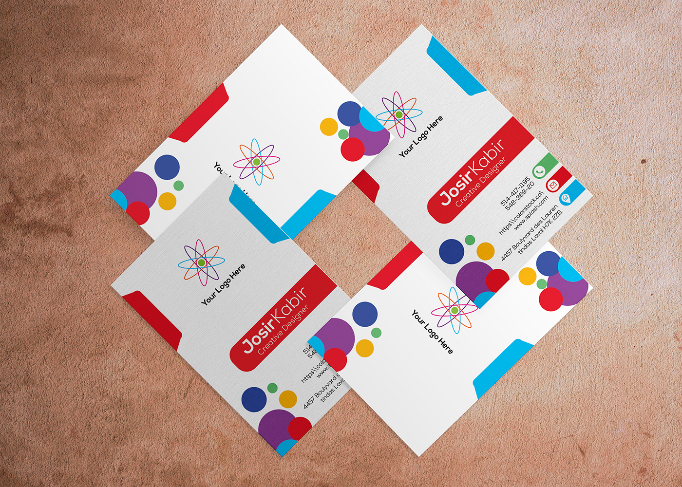 Colorful Business Card Designs