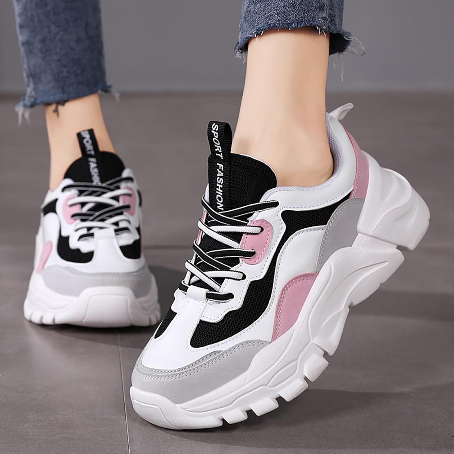 Megpar Women’s Mesh Sports Running Sneakers