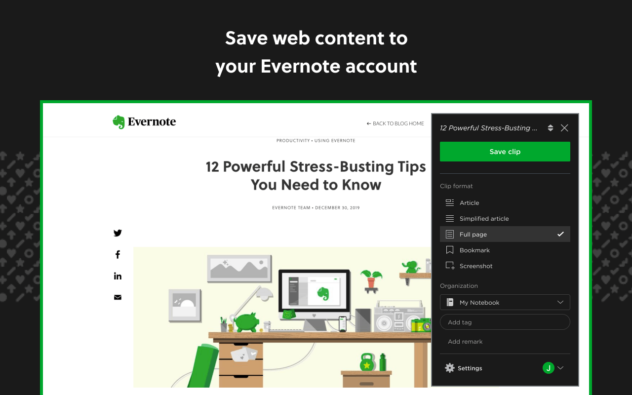 Evernote Web Clipper - Save and Organize Ideas