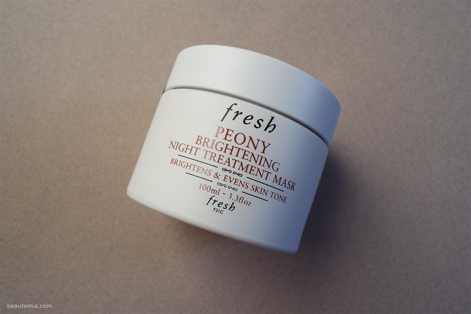 Fresh Peony Brightening Night Treatment Mask