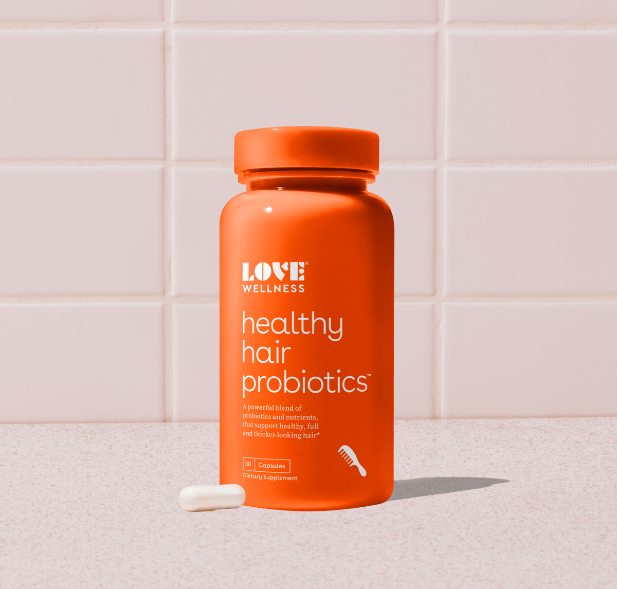 Love Wellness Healthy Hair Probiotics: Best for Stress-Related Hair Loss