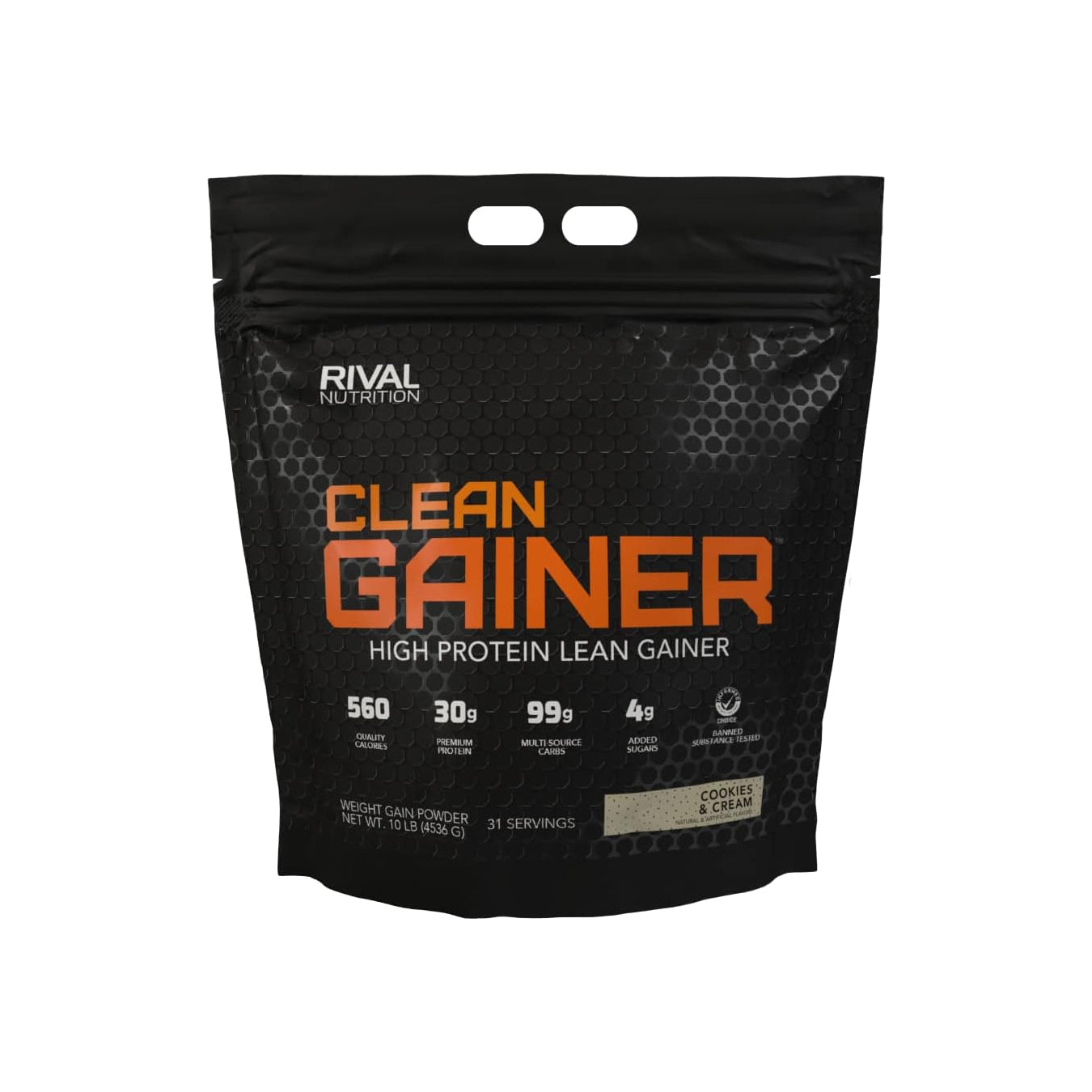 Most Flavor Options: Rival Nutrition Clean Gainer 