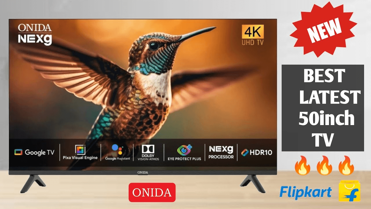 ONIDA 125 cm (50 inch) Nexg Series 4K Ultra HD LED Smart Google TV