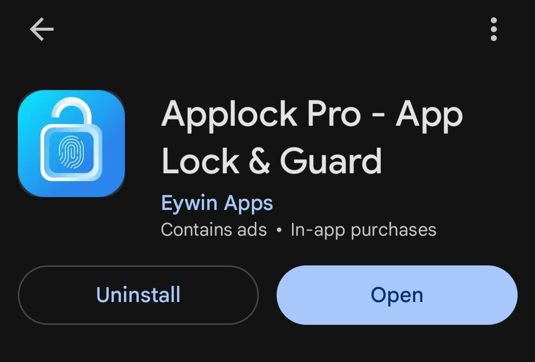 AppLock Pro by Eywin Apps – Quick and Efficient