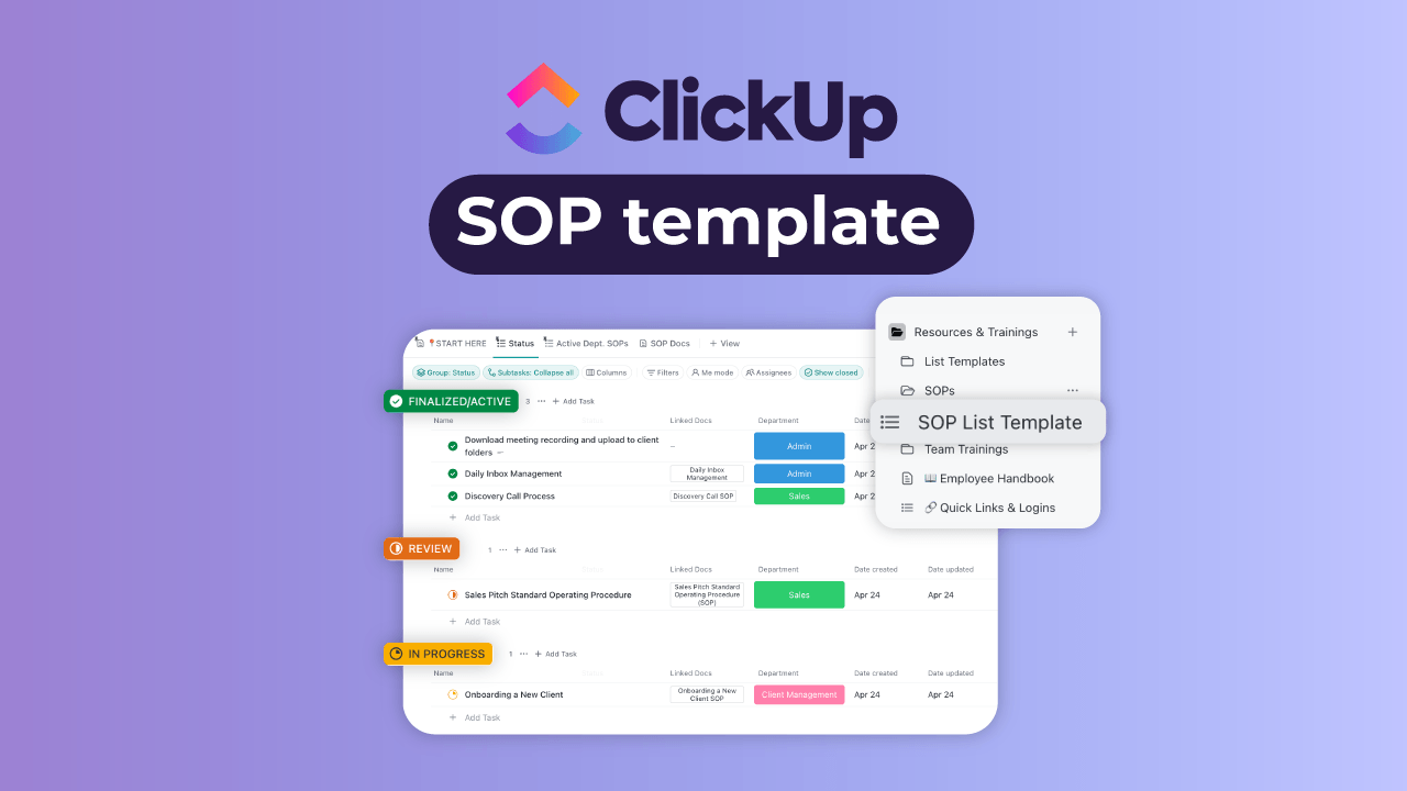 ClickUp CRM – Project Management Meets CRM