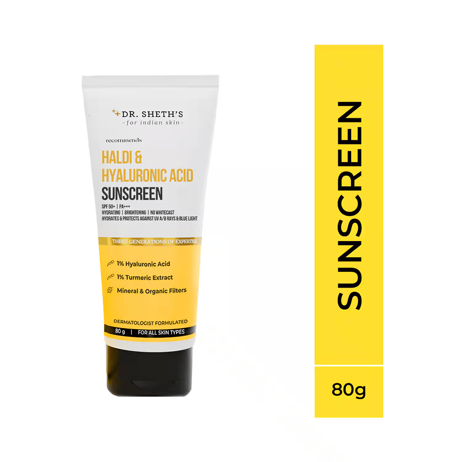 Dr. Sheth's Ceramide & Vitamin C Sunscreen SPF 50+ PA+++