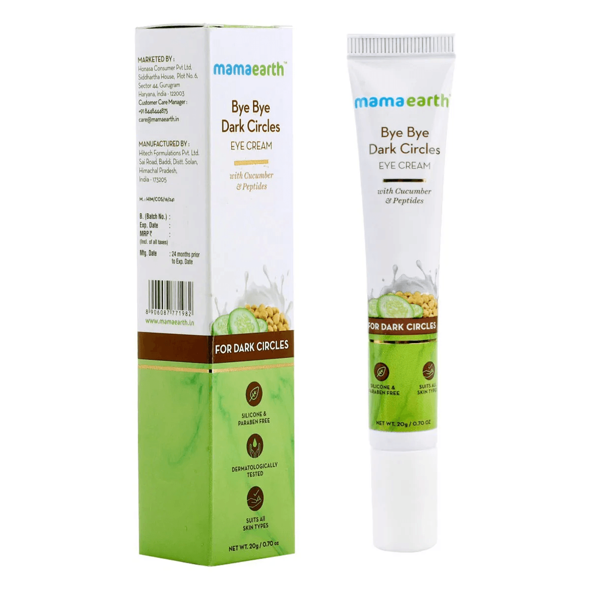 Mamaearth Bye Bye Dark Circles Eye Cream