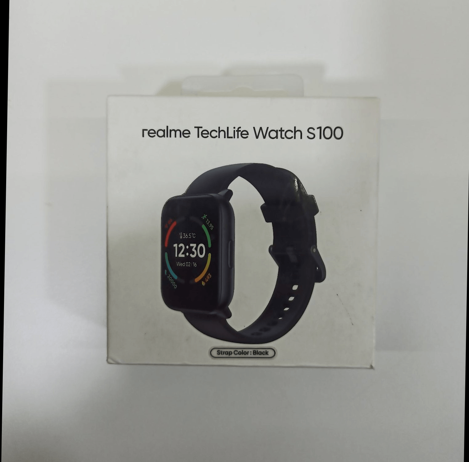 Realme Black Strap TechLife Watch S100