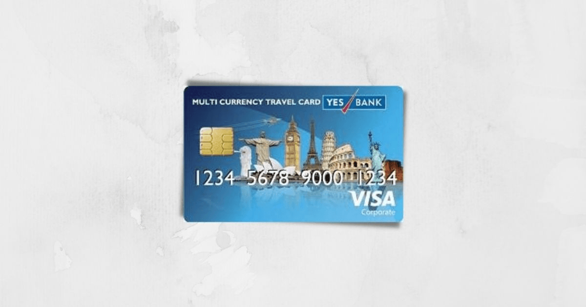 Yes Bank Multi-Currency Travel Card: Low-Cost Global Transactions