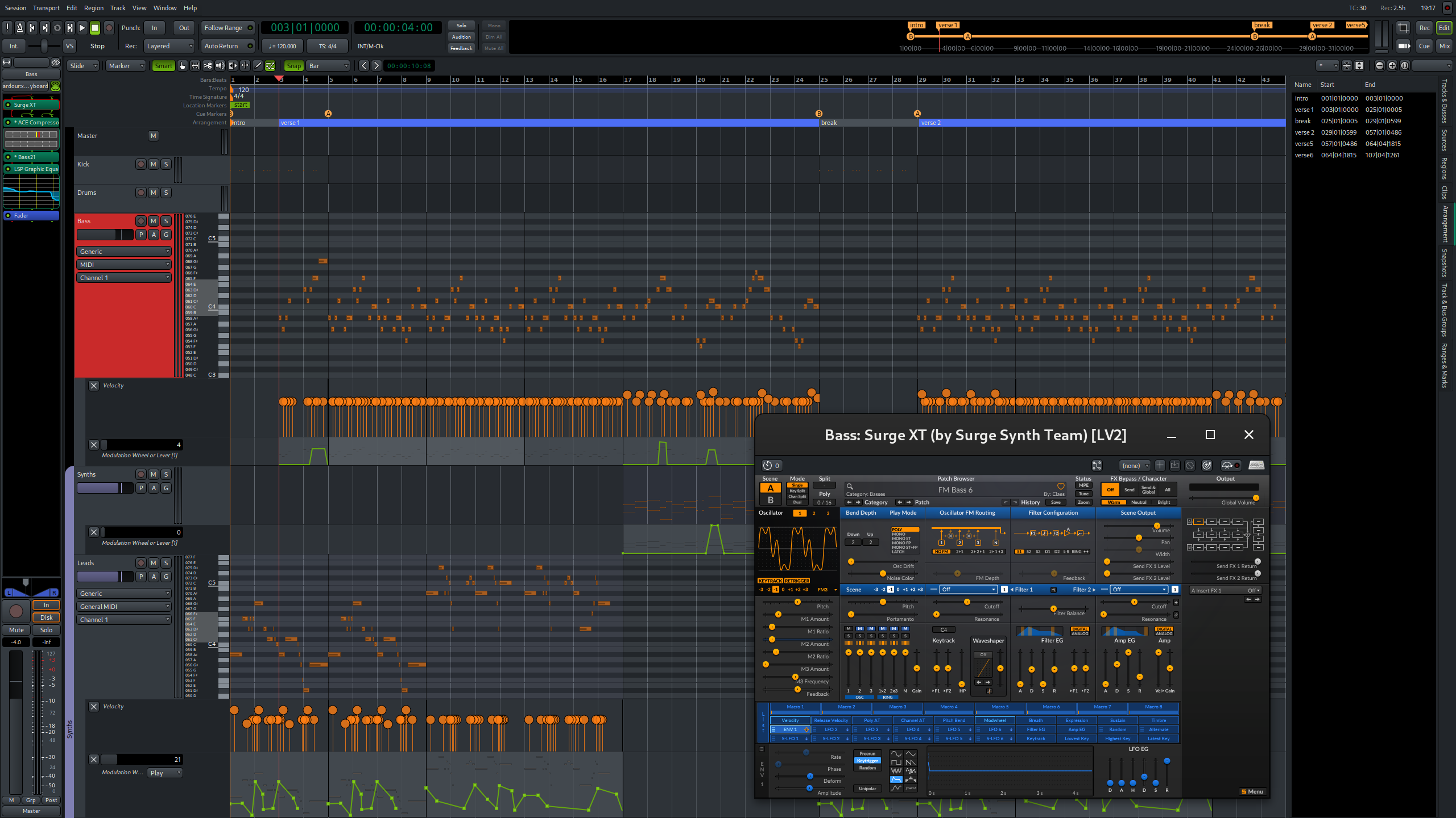 Ardour: A Pro-Level DAW for Free