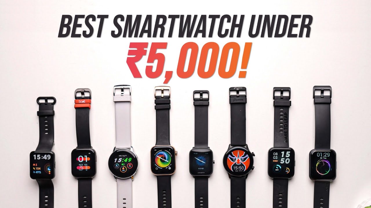 10 Best Smartwatches Under ₹5000 in India 2025 : Style Meets Technology!