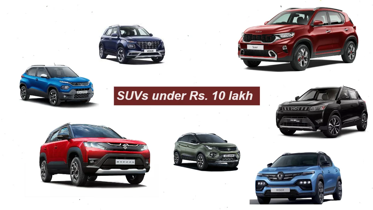 10 Best SUVs Under 10 Lakhs in India 2025