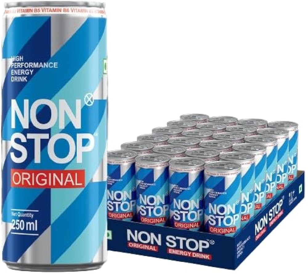 Non-Stop Energy Drink: Always Ready for Action