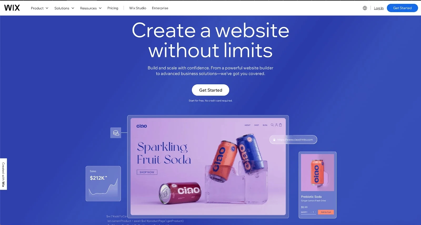 Wix – Best Overall Free Website Builder