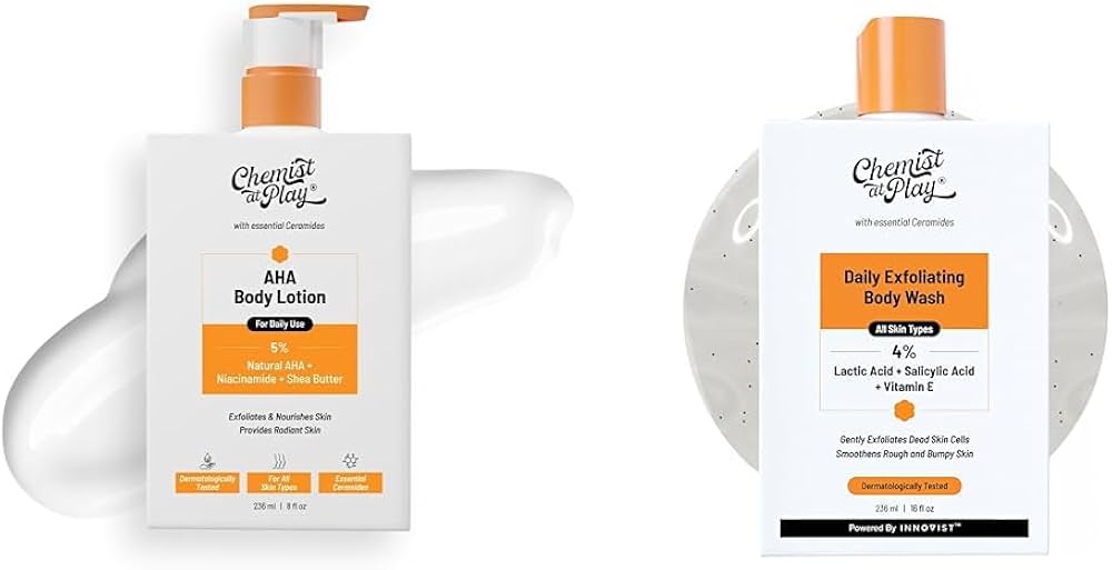 10 Best Body Lotions: Top Picks for Hydrated, Glowing Skin Chemist At Play 5% Natural AHA Body Lotion