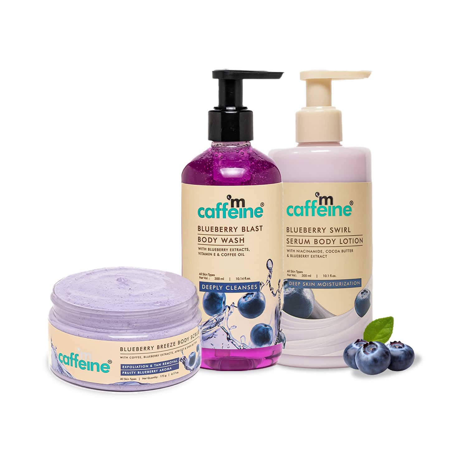 mCaffeine Blueberry Breeze Body Scrub